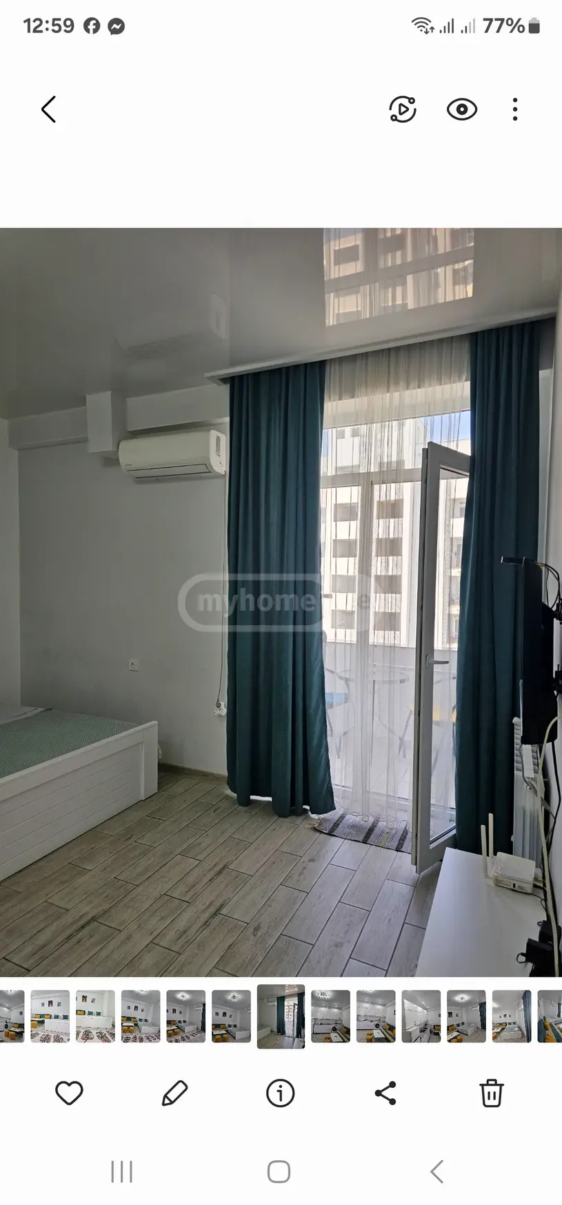 Daily Rent 1 Room Apartment Moskovis Gamzirze view 8
