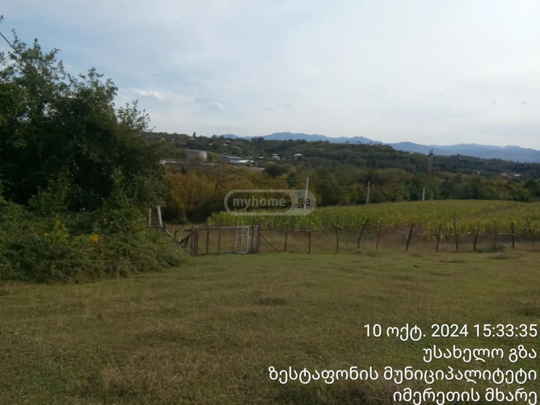 For Sale Sasoplo-Sameurneo Land Plot Zestaponshi view 1