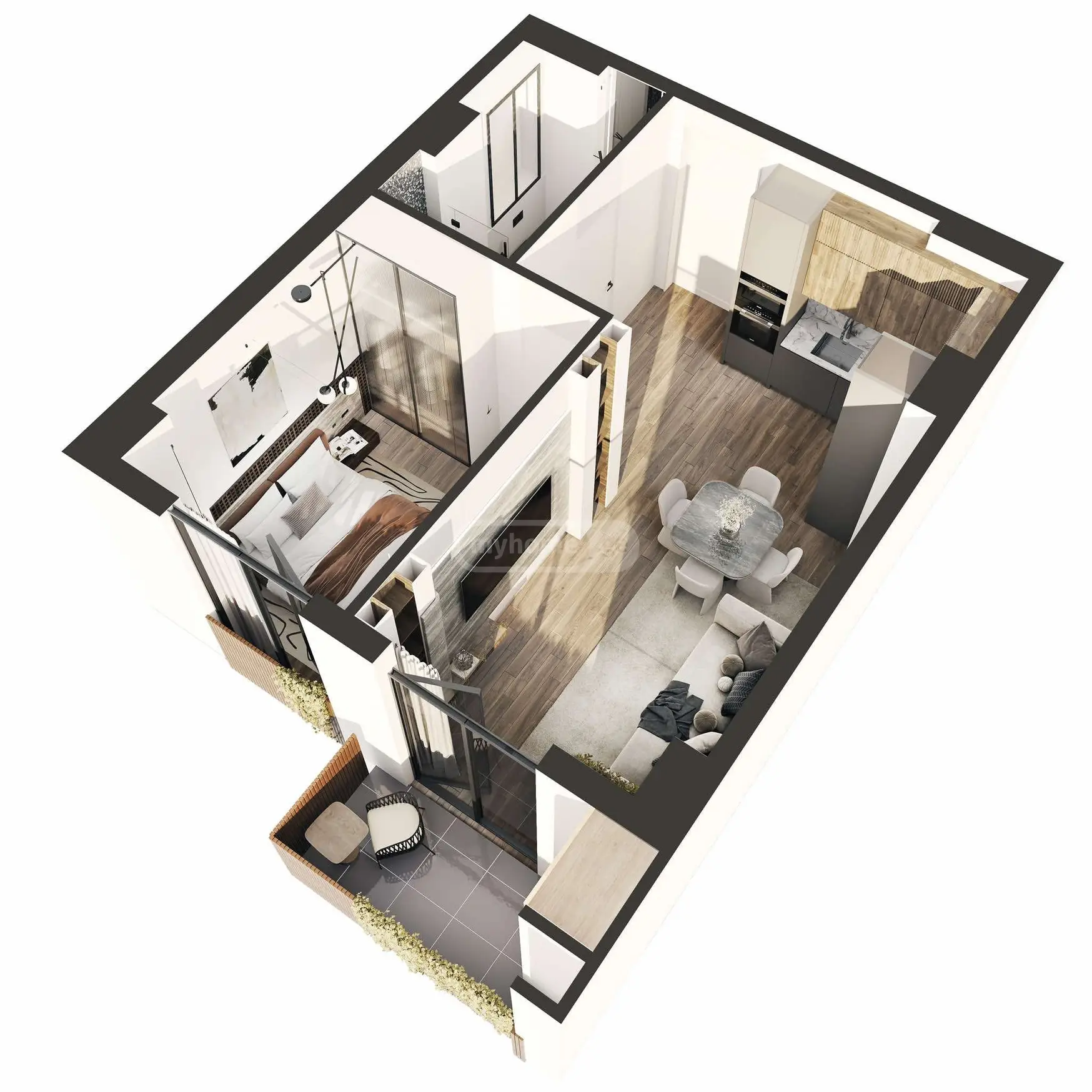 For Sale 2 Room Apartment Kutaisshi view 5