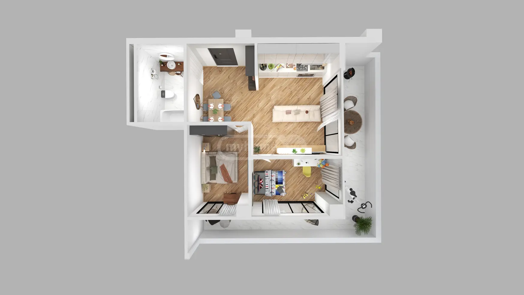 For Sale 1 Room Apartment Kutaisshi view 13