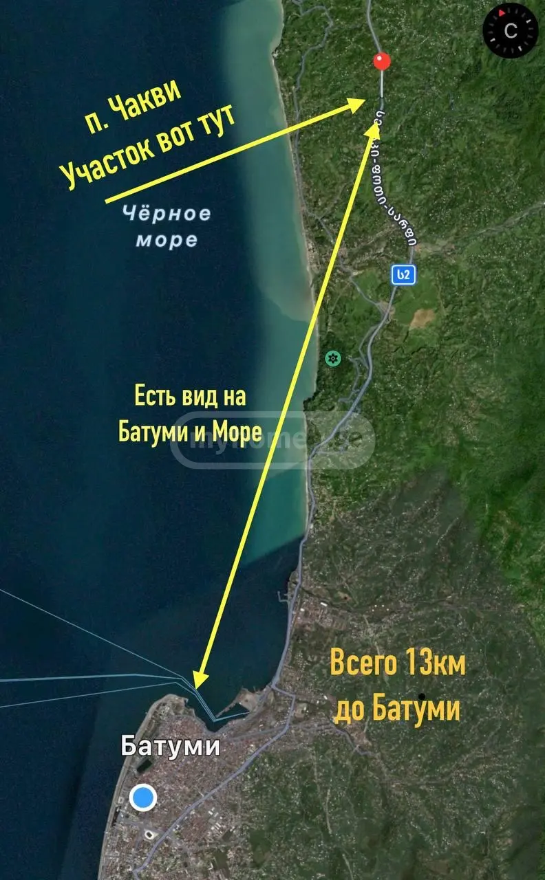 For Sale Sasoplo-Sameurneo Land Plot Kobuletis Munitsipalitetshi view 6