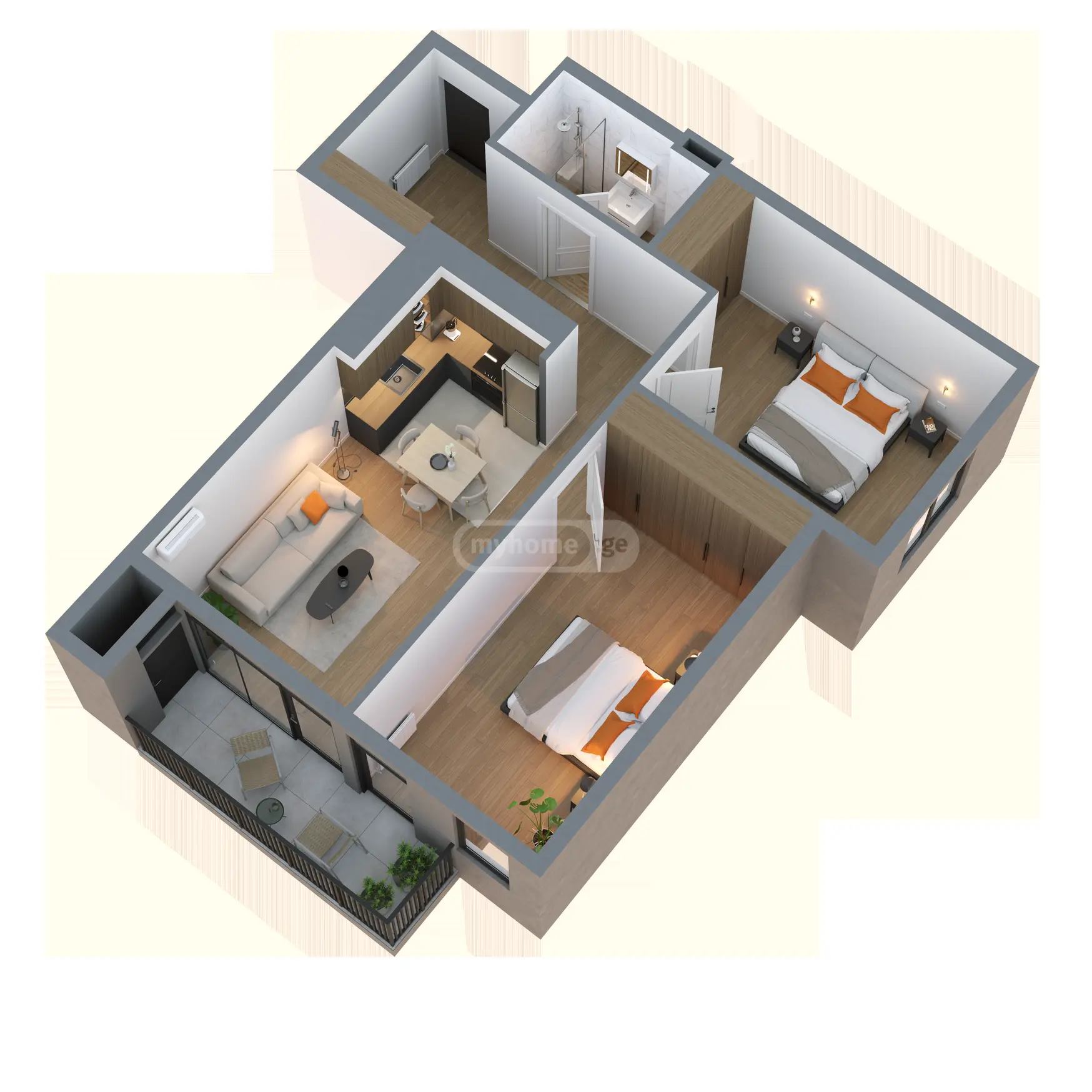 3 Room Flat For Sale view 6