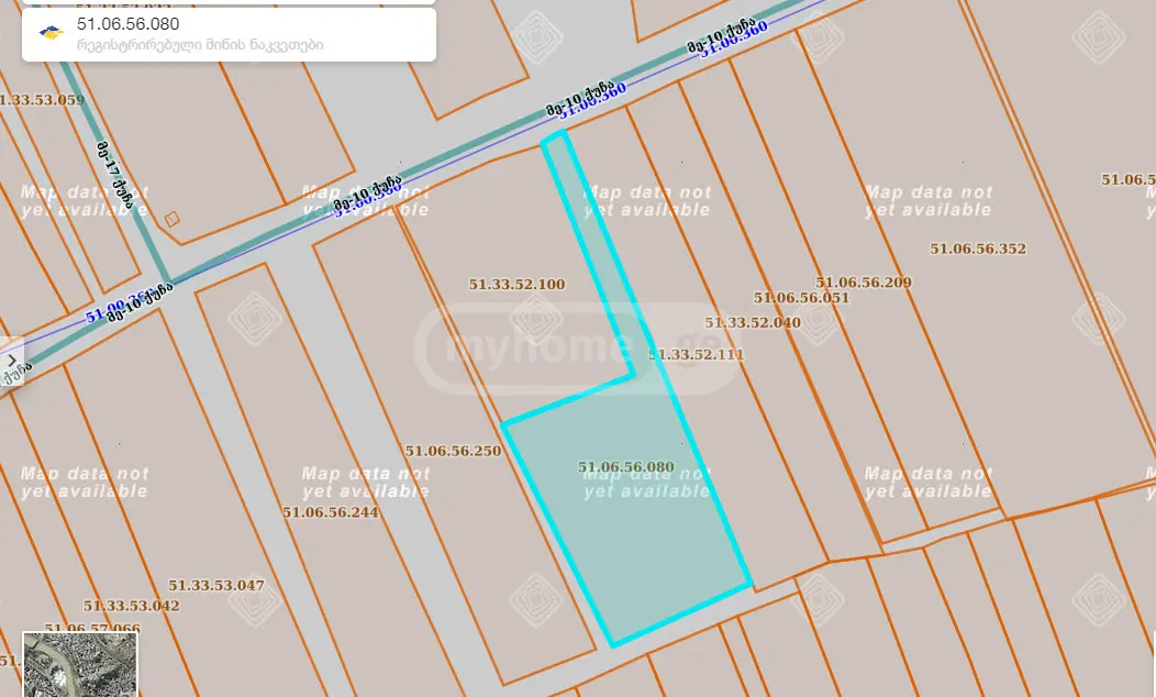 For Sale Sasoplo-Sameurneo Land Plot Gurjaanis Munitsipalitetshi view 1