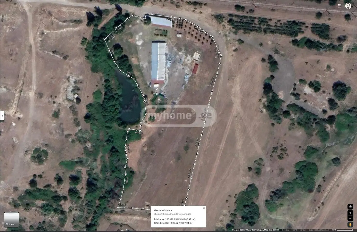 For Sale Ara Sasoplo-Sameurneo Land Plot Gardabnis Munitsipalitetshi, 3 of 6