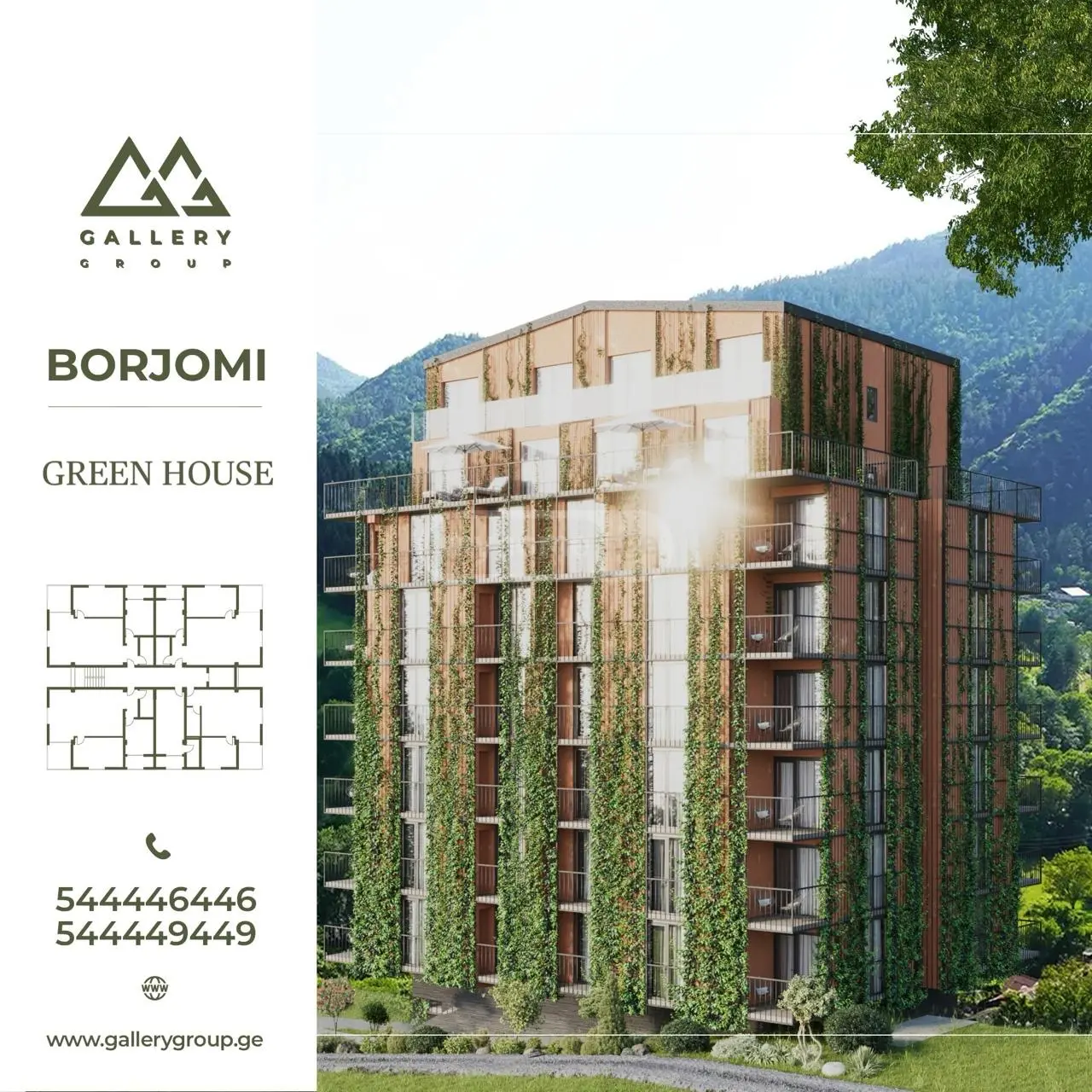 For Sale 1 Room Apartment Borjomis Munitsipalitetshi view 11