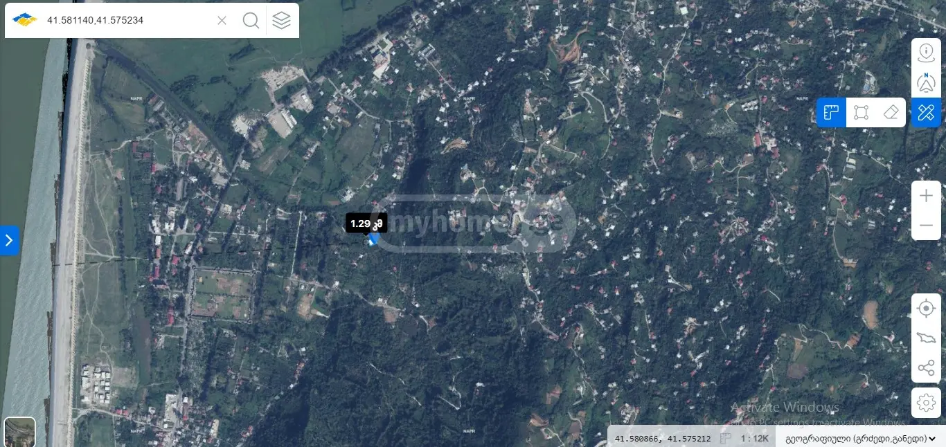 For Sale Komertsiuli Land Plot Khelvachauris Munitsipalitetshi view 3