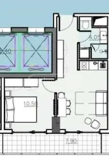 2 Room Flat For Sale view 6