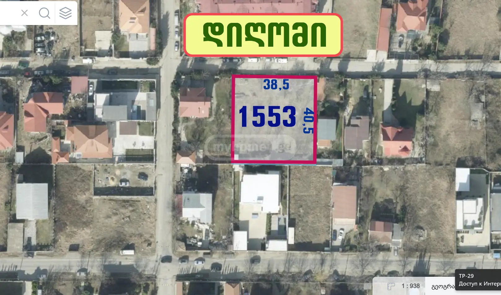 For Sale Sasoplo-Sameurneo Land Plot In Didi Dighomi, 2 of 12