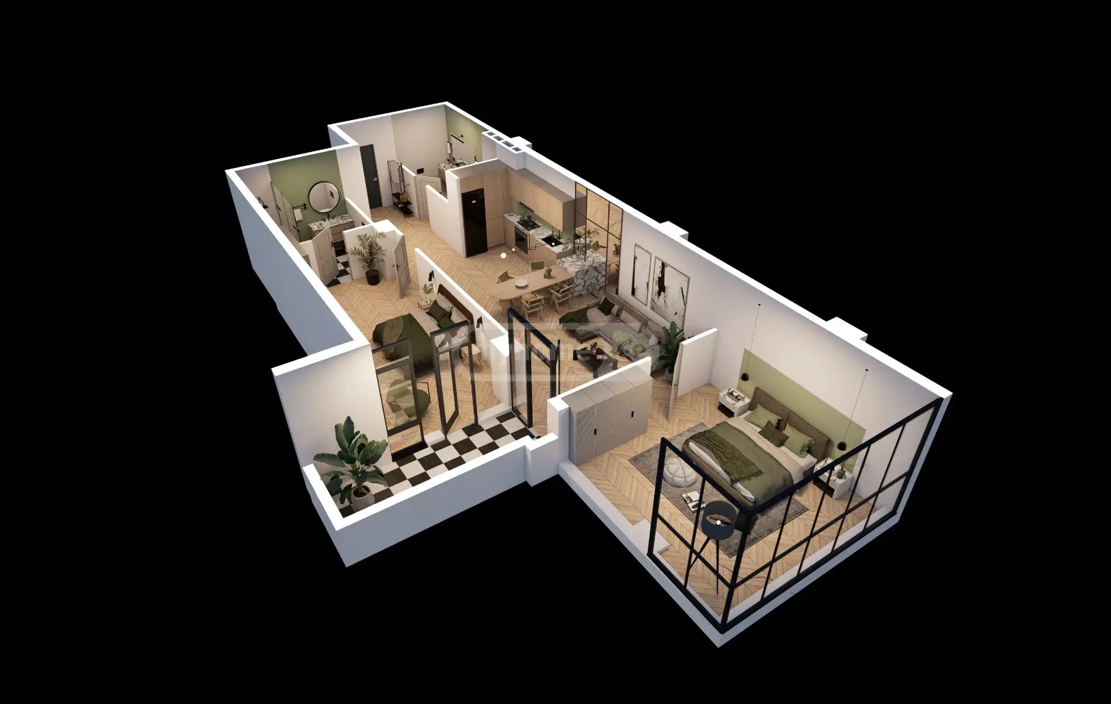 For Sale 3 Room Apartment Kutaisshi view 2