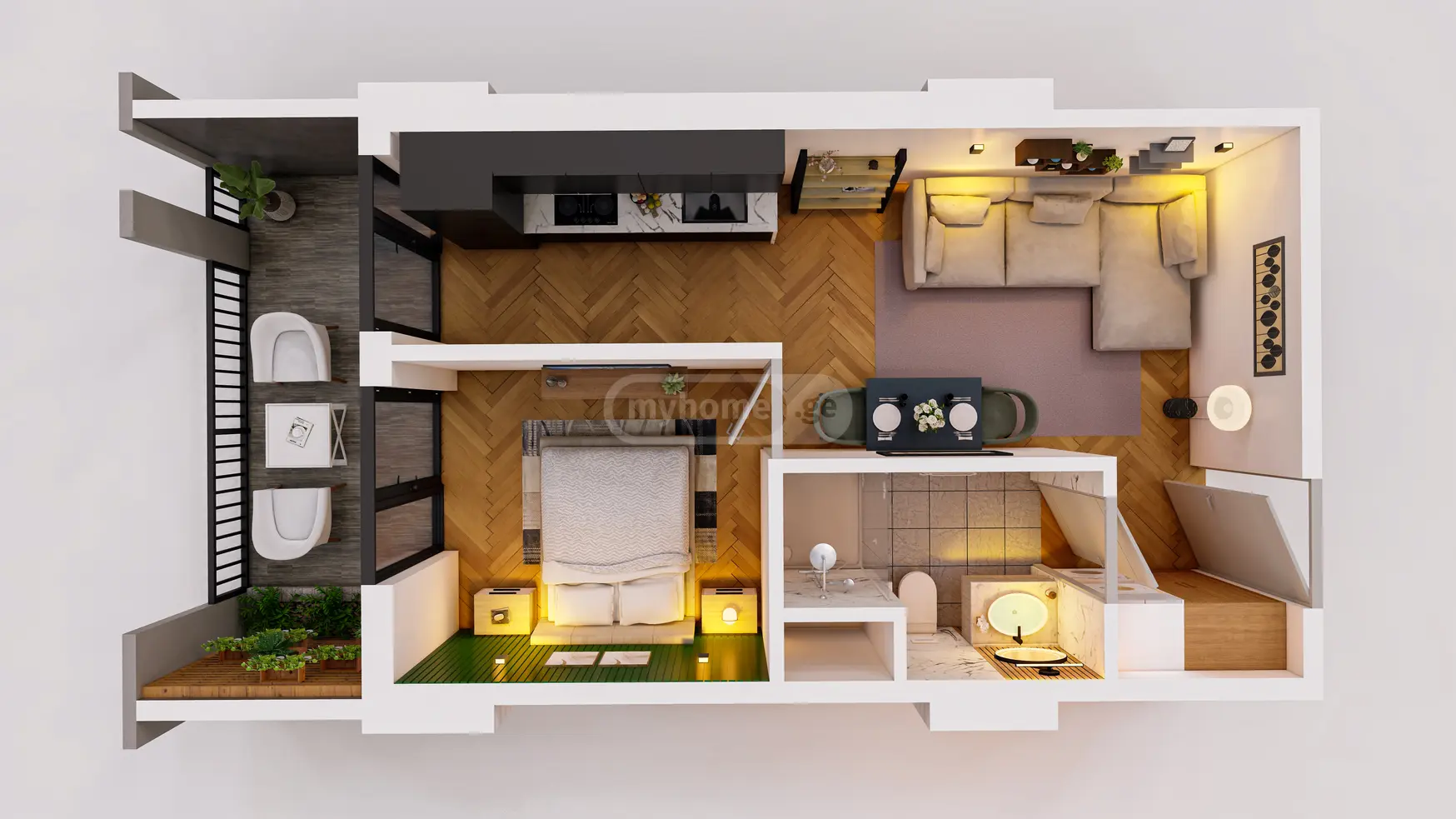 For Sale 2 Room Apartment Nadzaladevshi view 1