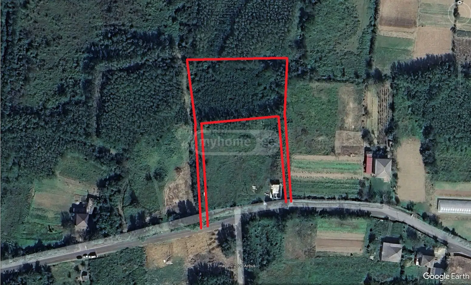 For Sale Sasoplo-Sameurneo Land Plot Tsqaltubos Munitsipalitetshi view 4