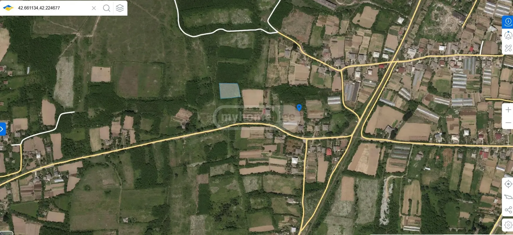 For Sale Sasoplo-Sameurneo Land Plot Tsqaltubos Munitsipalitetshi view 3