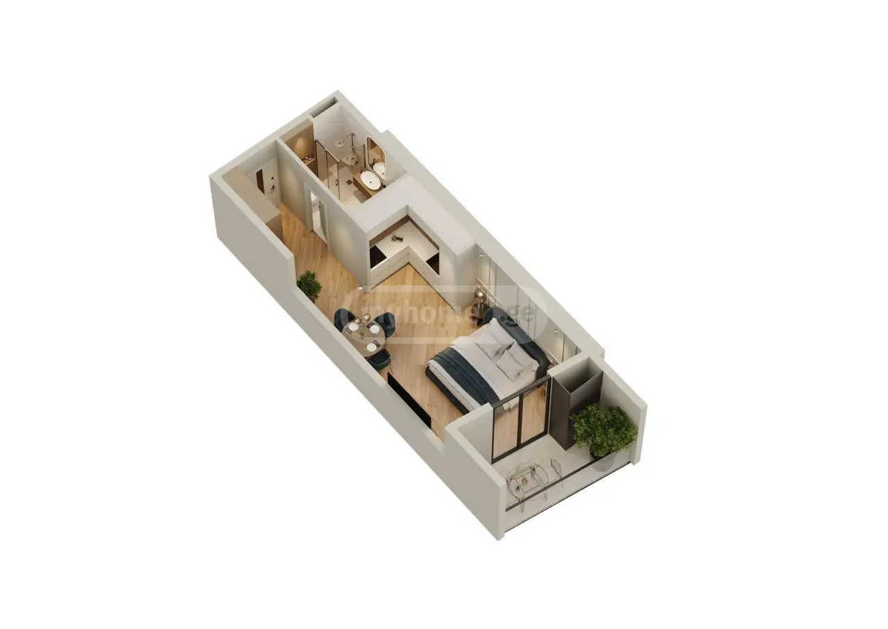 For Sale 1 Room Apartment Kobuletis Munitsipalitetshi view 6
