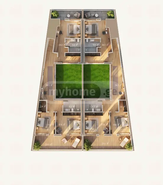 For Sale 5 Room Private House Krtsanisshi, 2 of 12