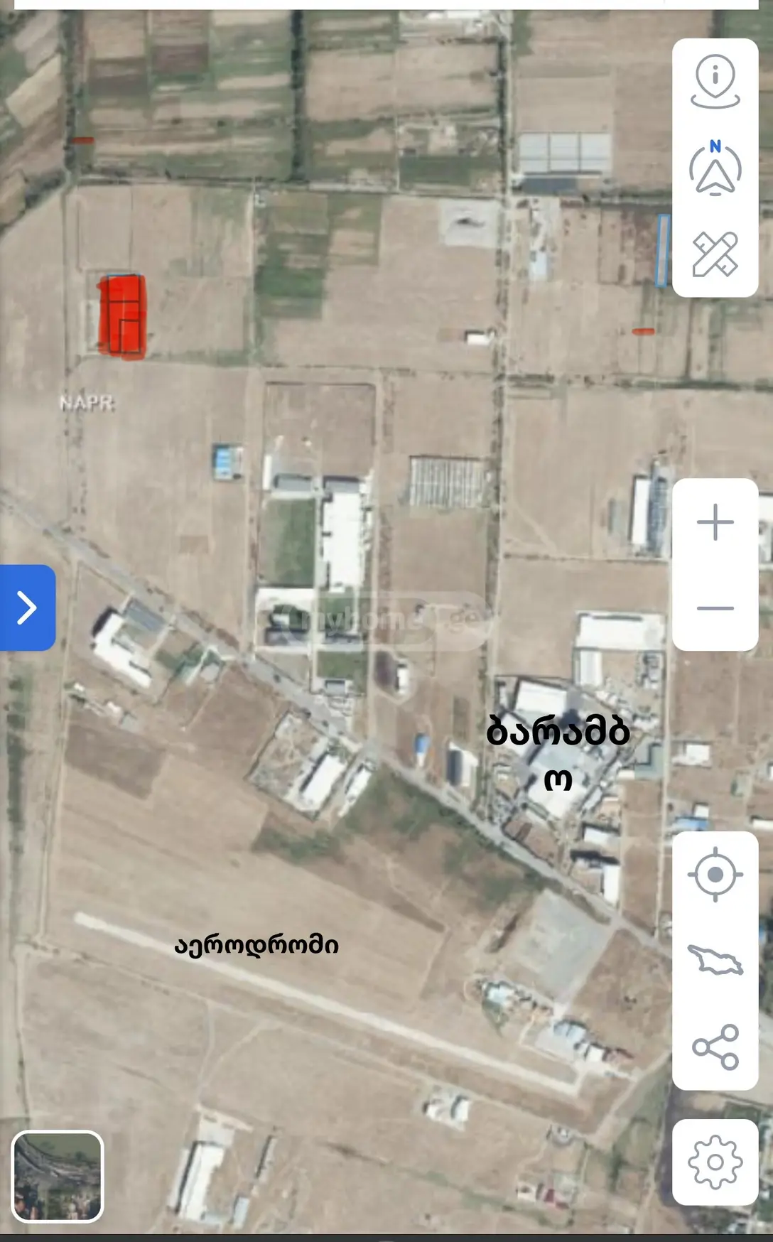 For Sale Ara Sasoplo-Sameurneo Land Plot Mtskhetis Munitsipalitetshi view 2