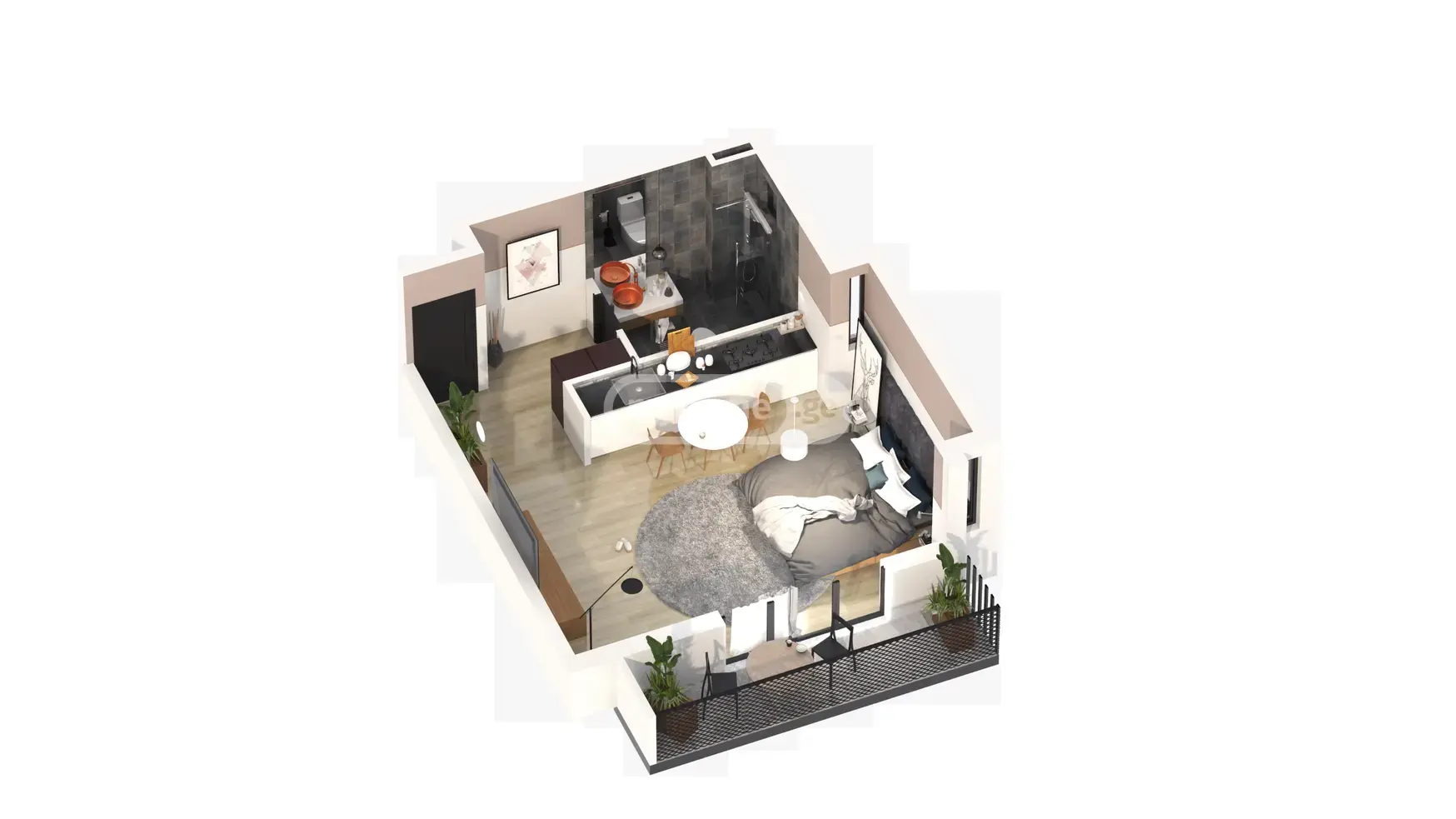 Продажа 2-комната Квартира в Qazbegshi view 7
