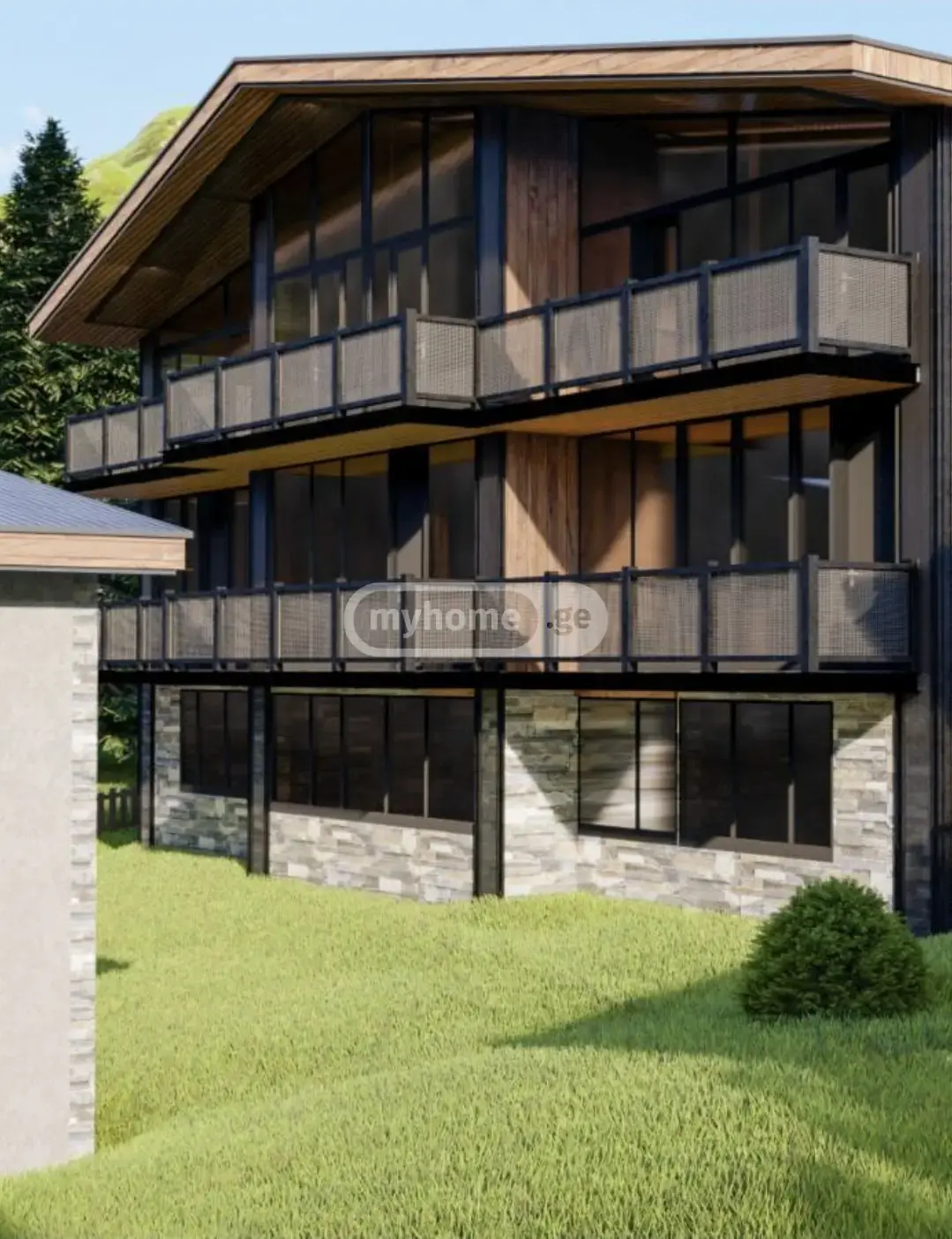 For Sale 8 Room Private House Bakurianshi, 1 of 11