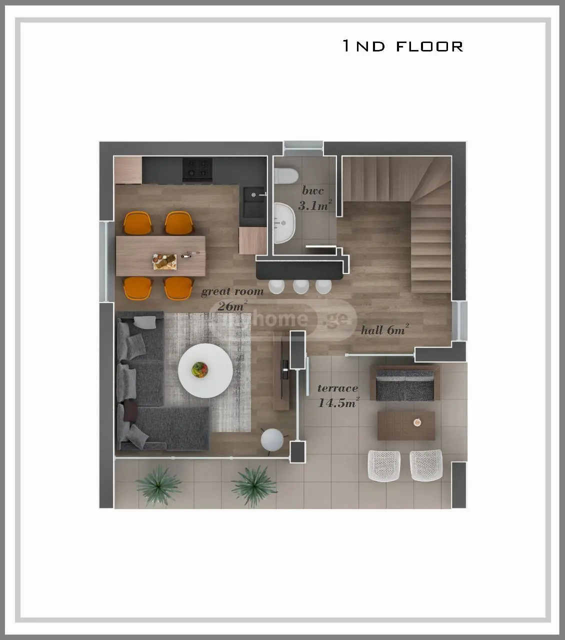 For Sale 3 Room Private House Khelvachauris Munitsipalitetshi view 8