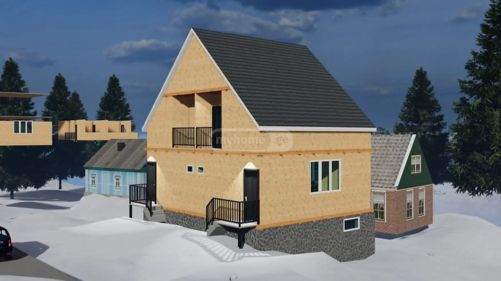 For Sale 4 Room Country House Khulos Munitsipaliteteshi, 1 of 6