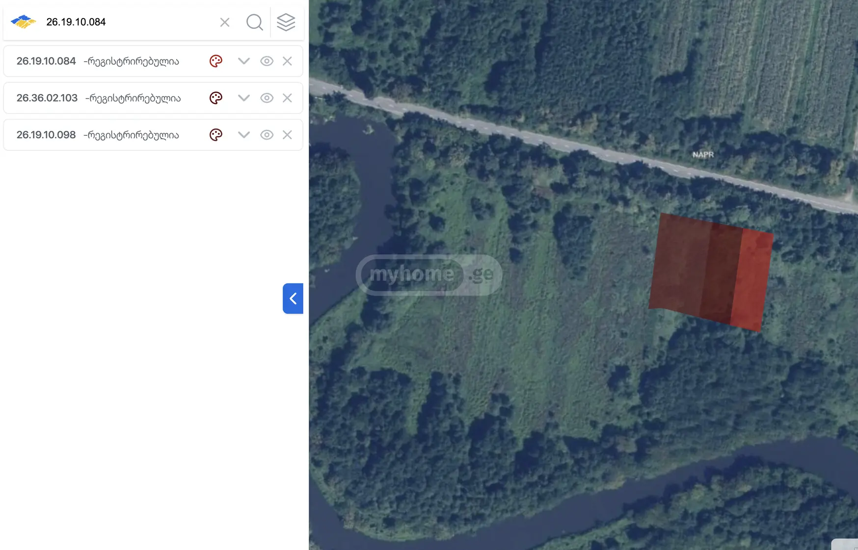 For Sale Sasoplo-Sameurneo Land Plot Ozurgetis Munitsipalitetshi view 2
