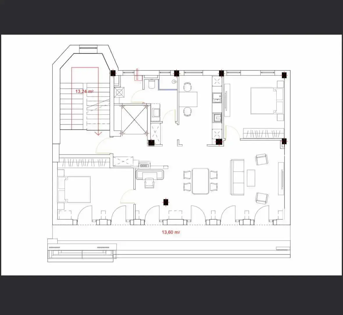 For Rent 10+ Room Sastumro In Batumi view 3