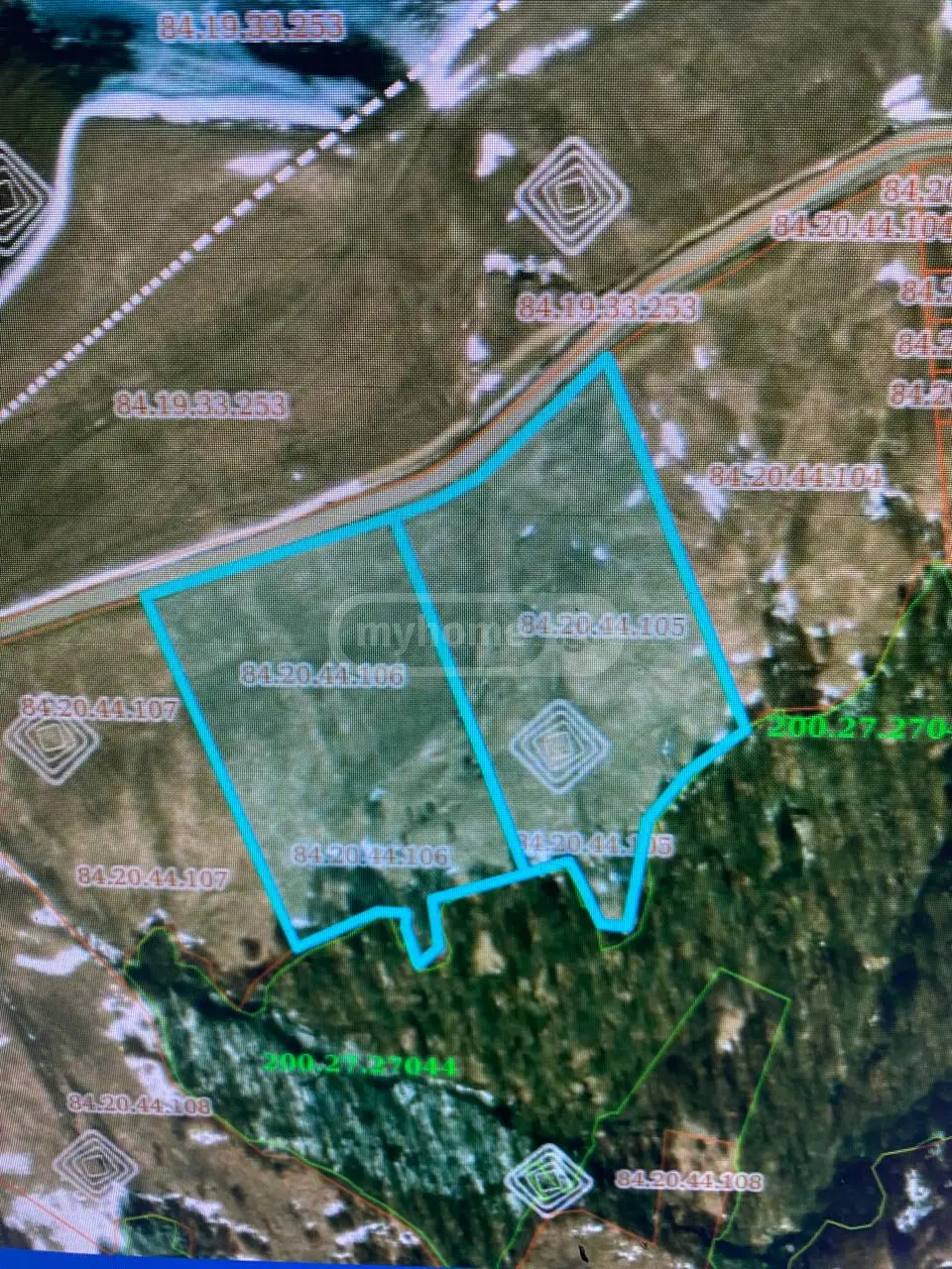 For Sale Sasoplo-Sameurneo Land Plot Tetritsqaroshi view 1