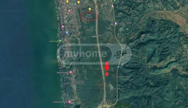 For Sale Sasoplo-Sameurneo Land Plot Ozurgetis Munitsipalitetshi view 3