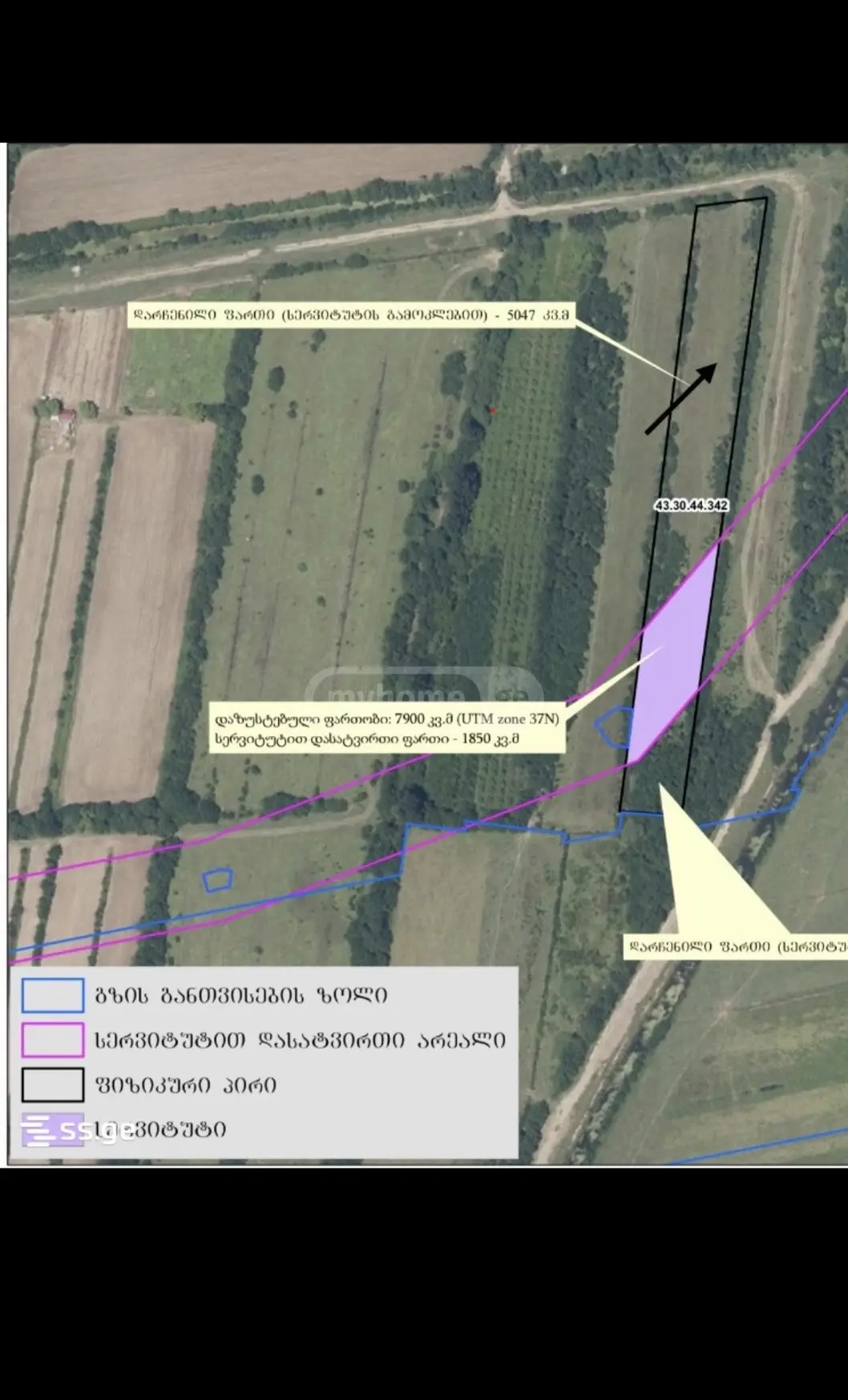 Продажа Земля / участок в Zugdidis Munitsipalitetshi view 1