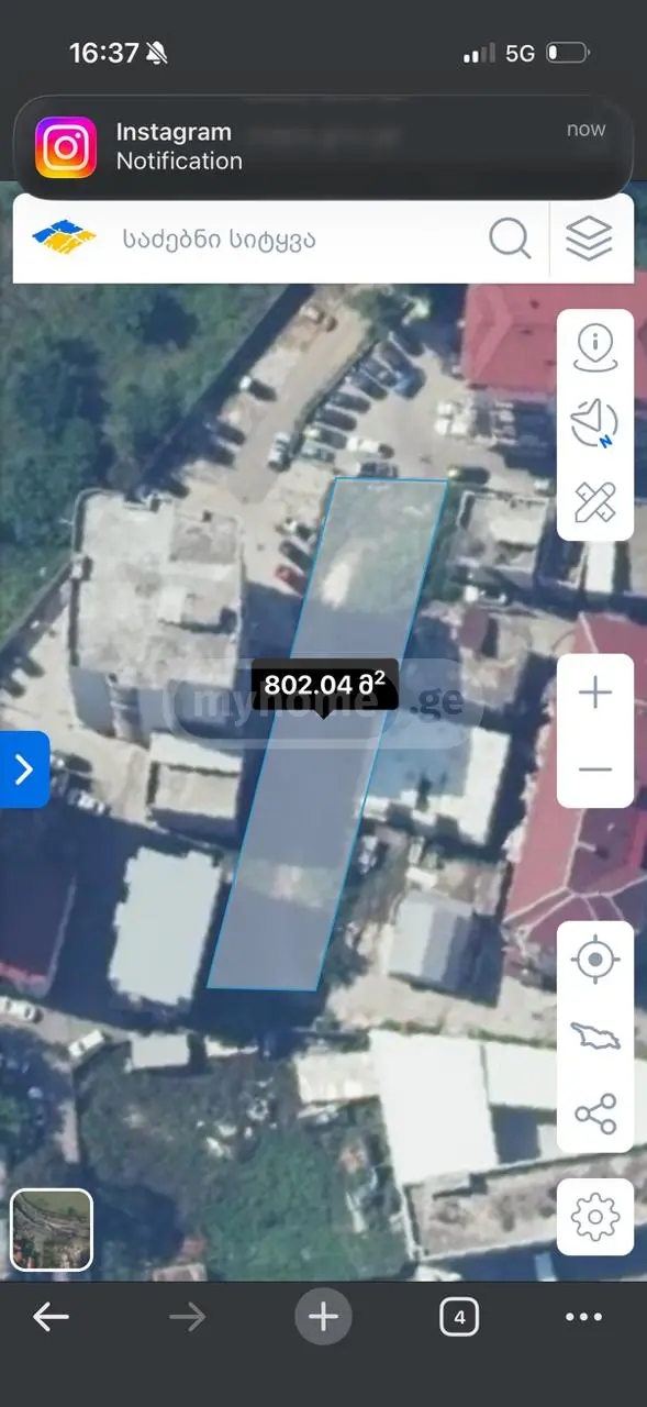 For Sale Sainvestitsio Land Plot In Batumi view 3