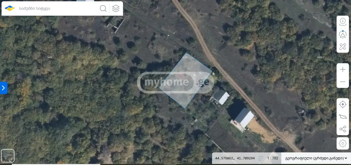 For Sale Sasoplo-Sameurneo Land Plot Tetritsqaroshi view 1
