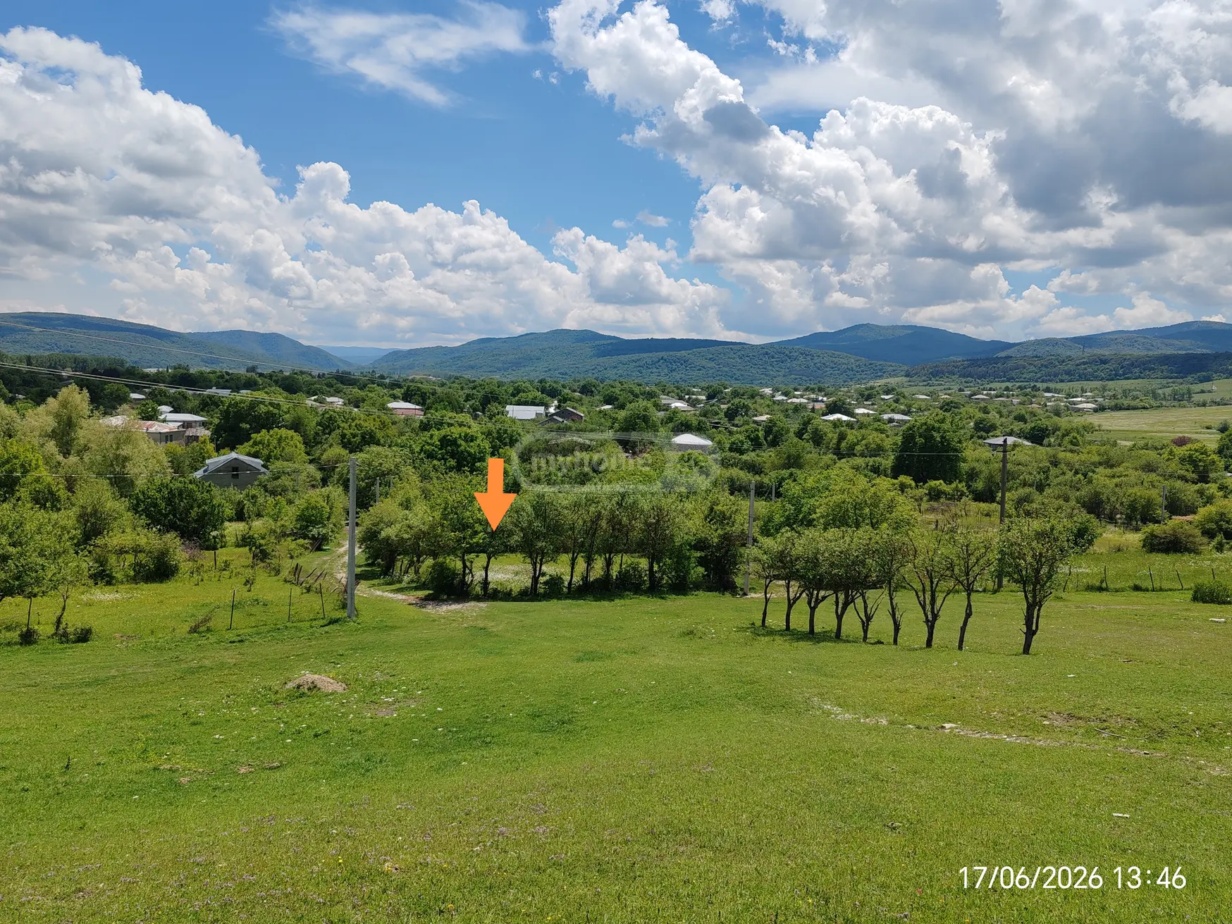 For Sale Sasoplo-Sameurneo Land Plot Tianetis Munitsipalitetshi view 3
