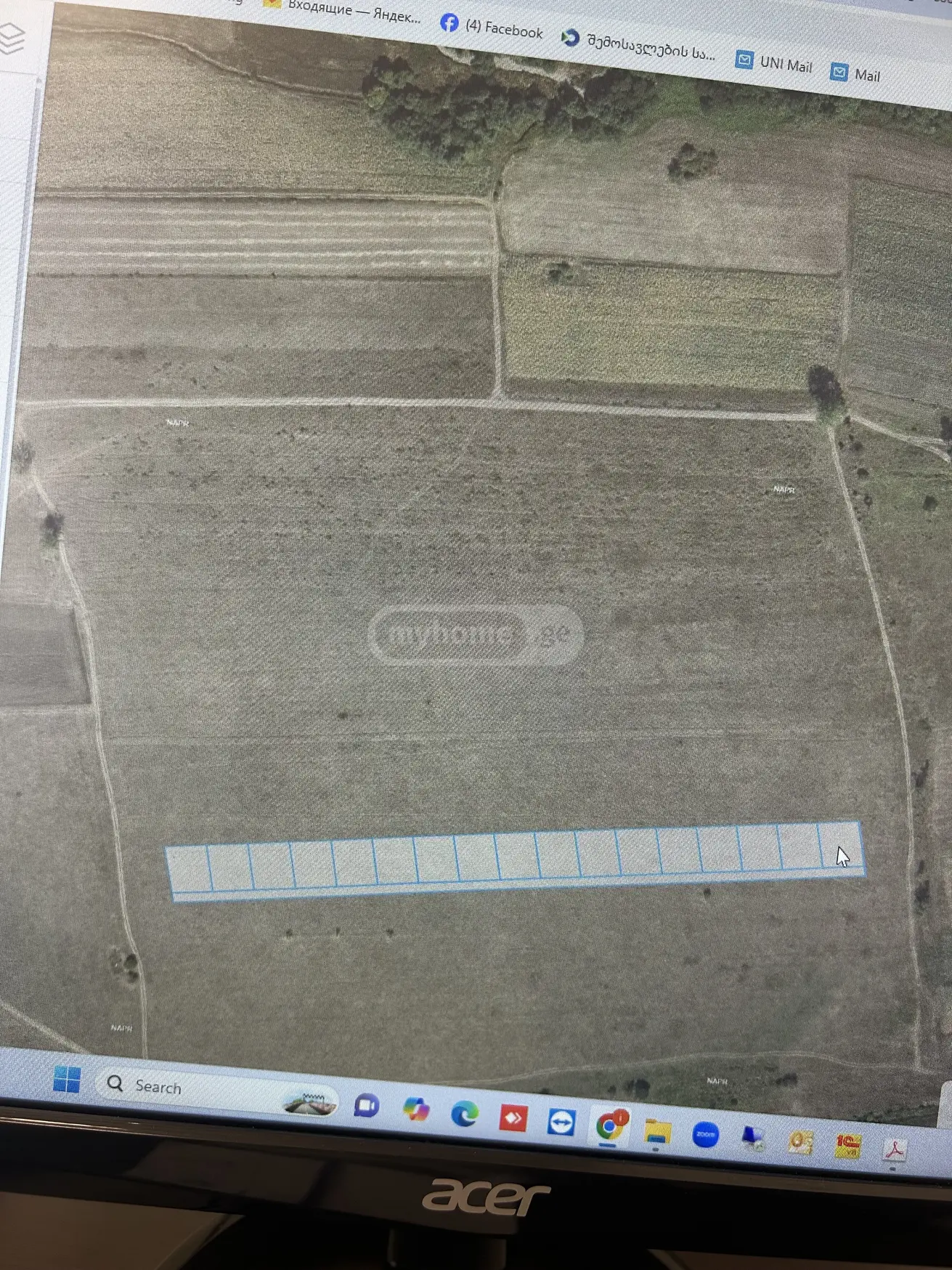 For Sale Sasoplo-Sameurneo Land Plot Tianetis Munitsipalitetshi view 2