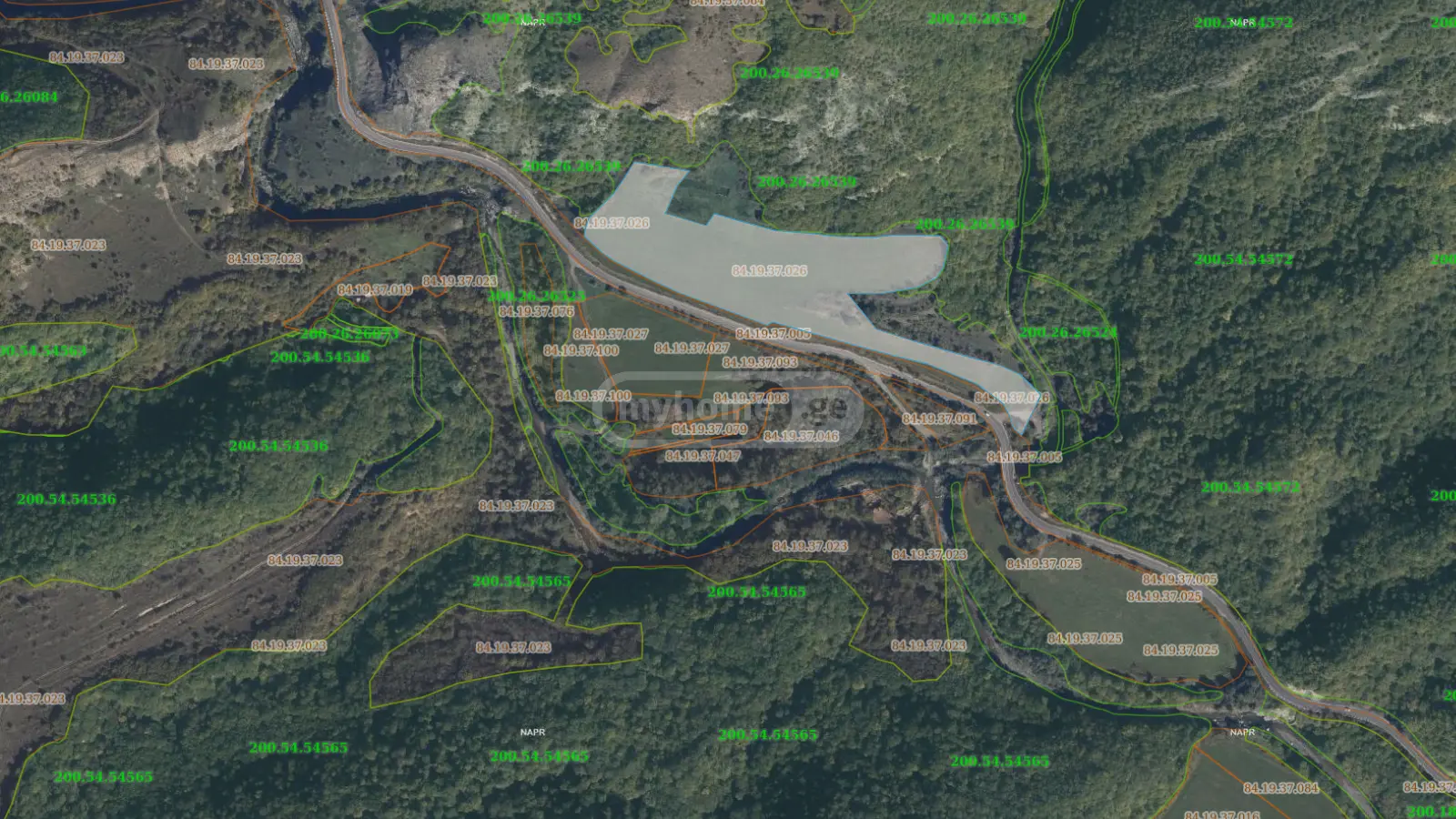 For Sale Sasoplo-Sameurneo Land Plot Tetritsqaroshi view 2