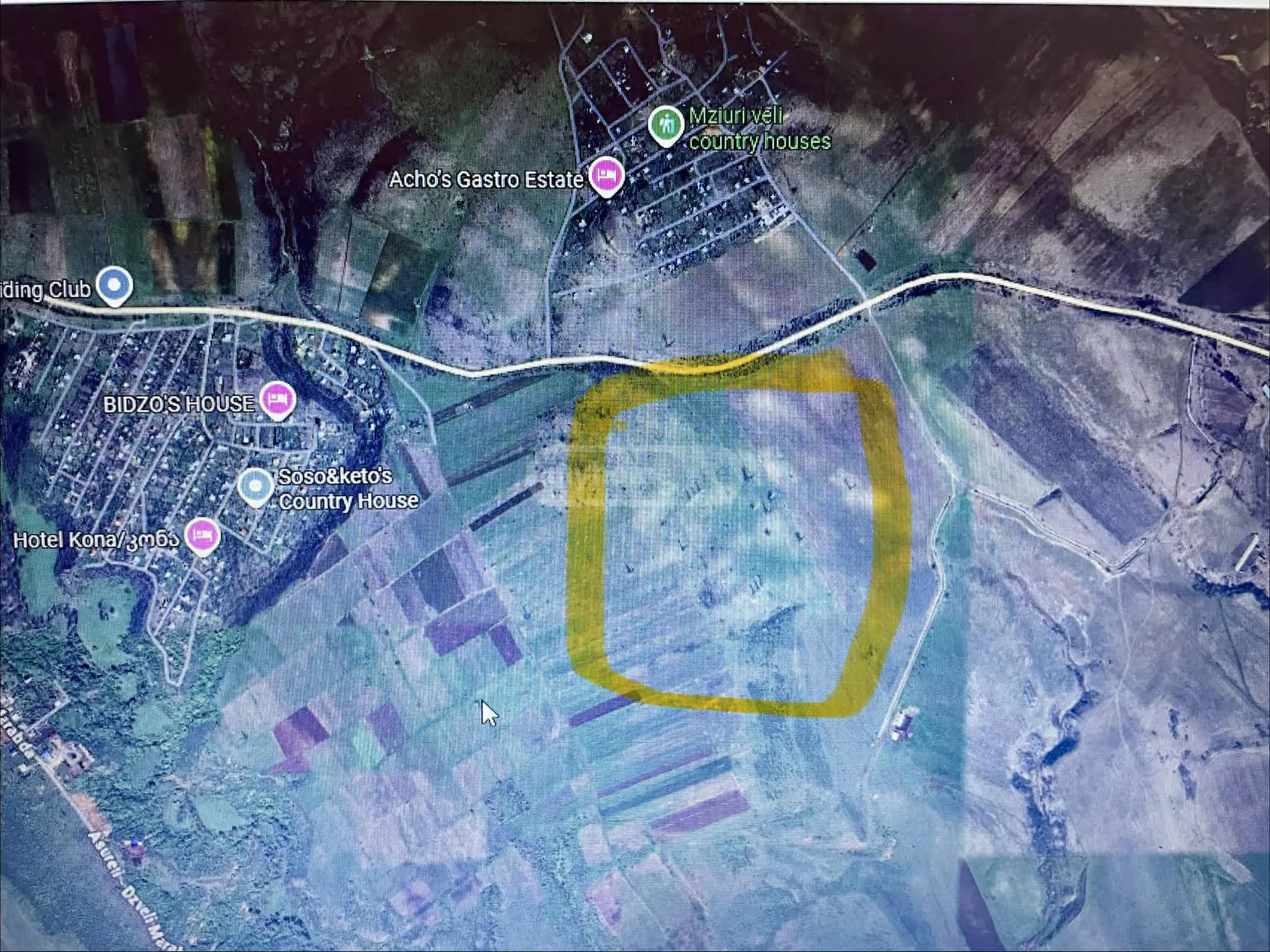 For Sale Sasoplo-Sameurneo Land Plot Tetritsqaros Raionshi view 3