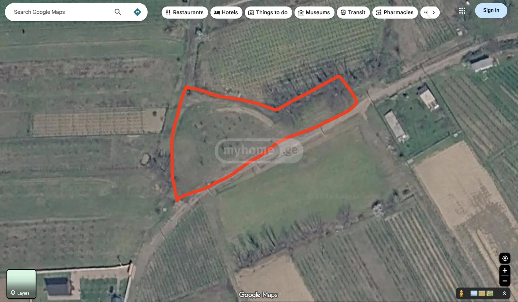 For Sale Ara Sasoplo-Sameurneo Land Plot Zestaponshi view 2