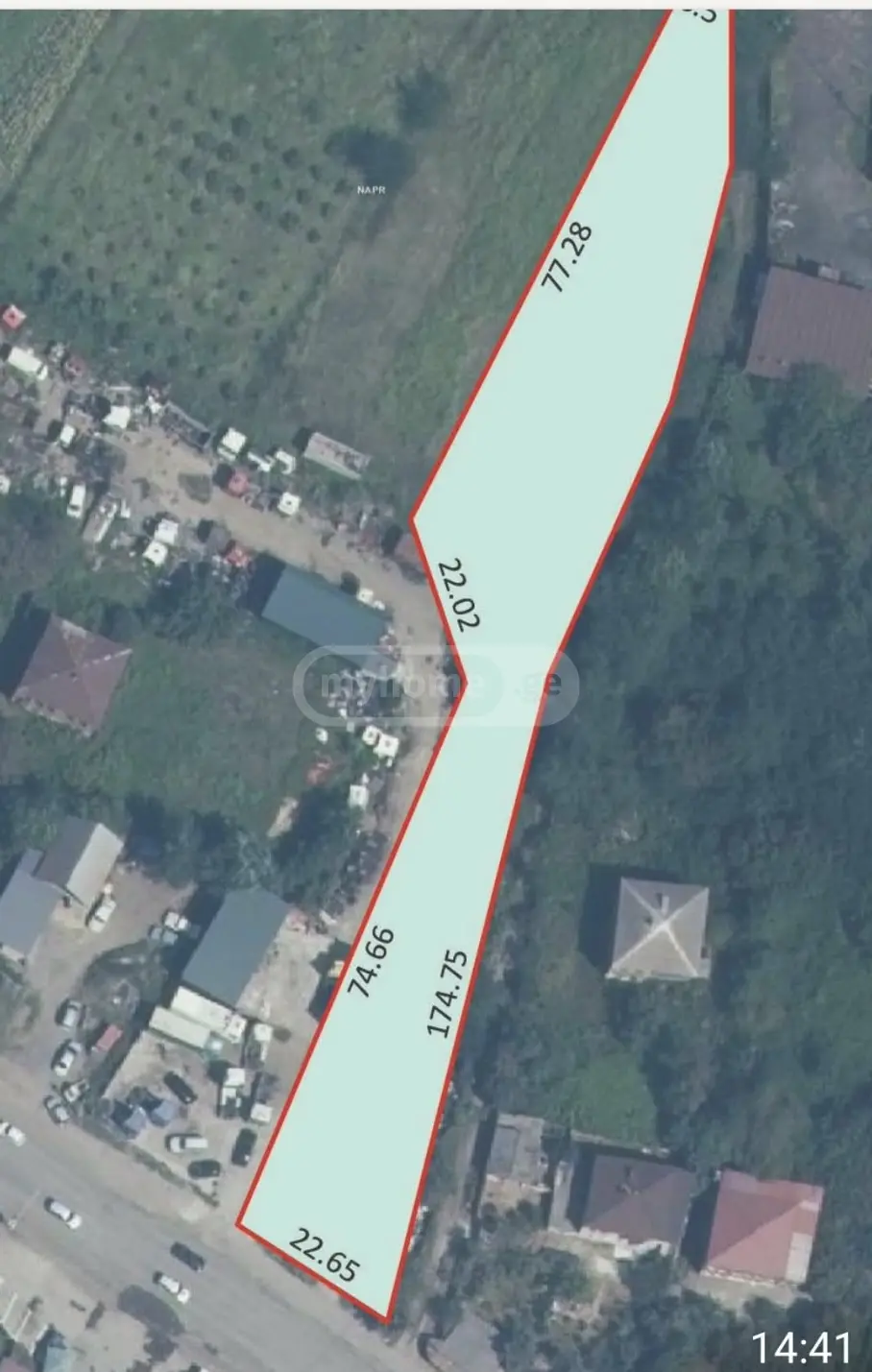 For Sale Komertsiuli Land Plot Zestaponshi view 1