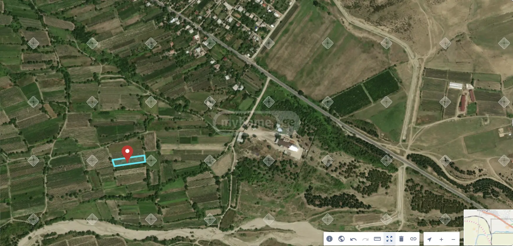 For Sale Sasoplo-Sameurneo Land Plot Sagarejos Munitsipalitetshi view 1