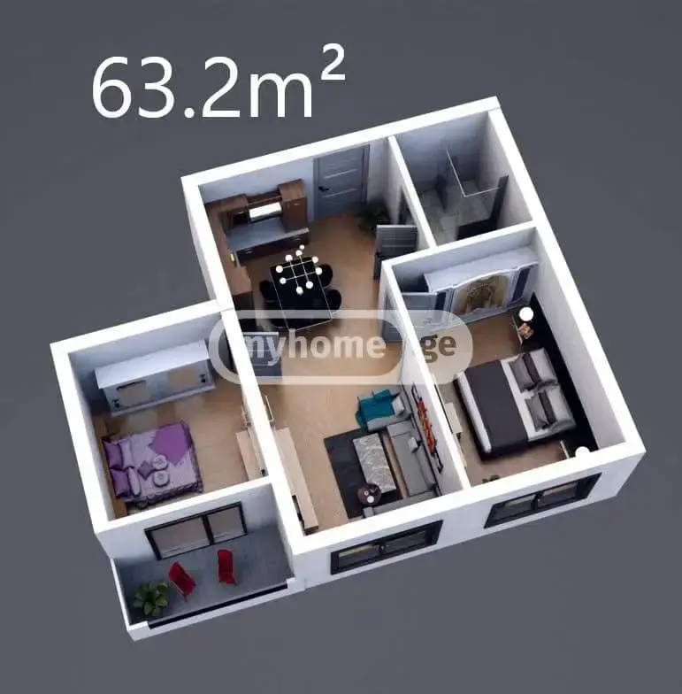 For Sale 3 Room Apartment Gorshi view 1