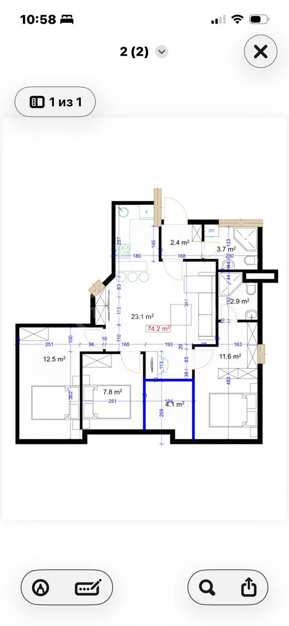 For Sale 8 Room Apartment view 1