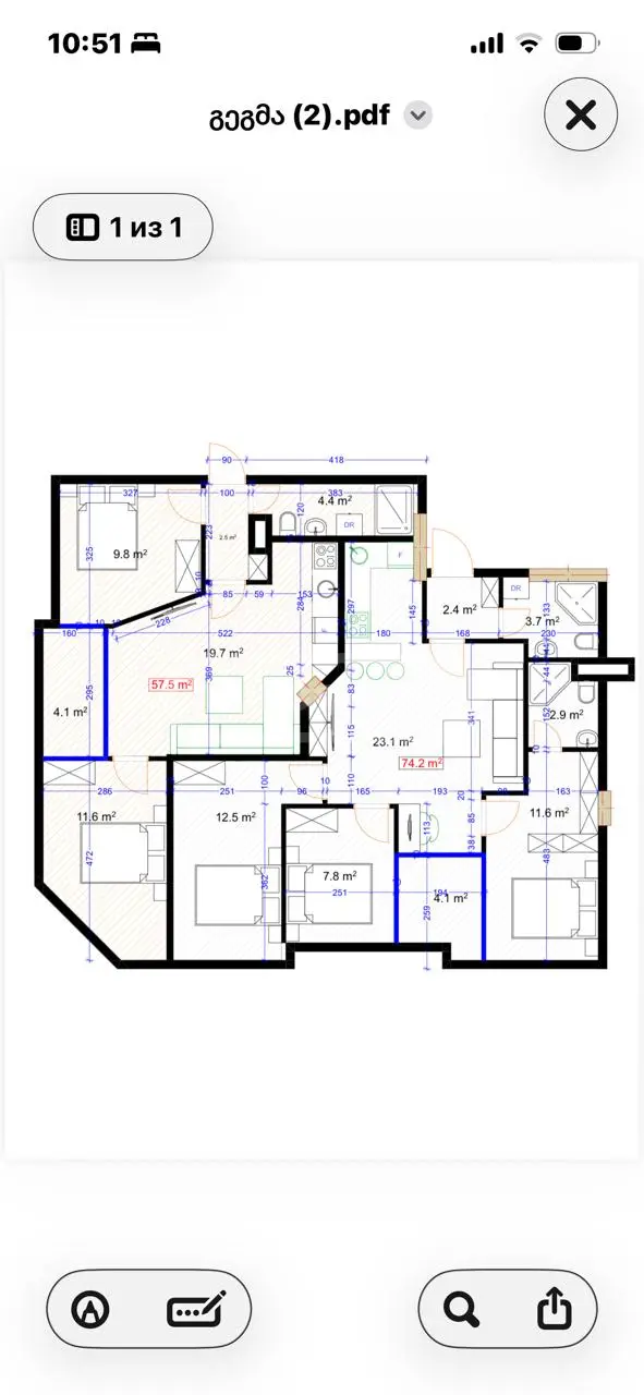 For Sale 8 Room Apartment view 2