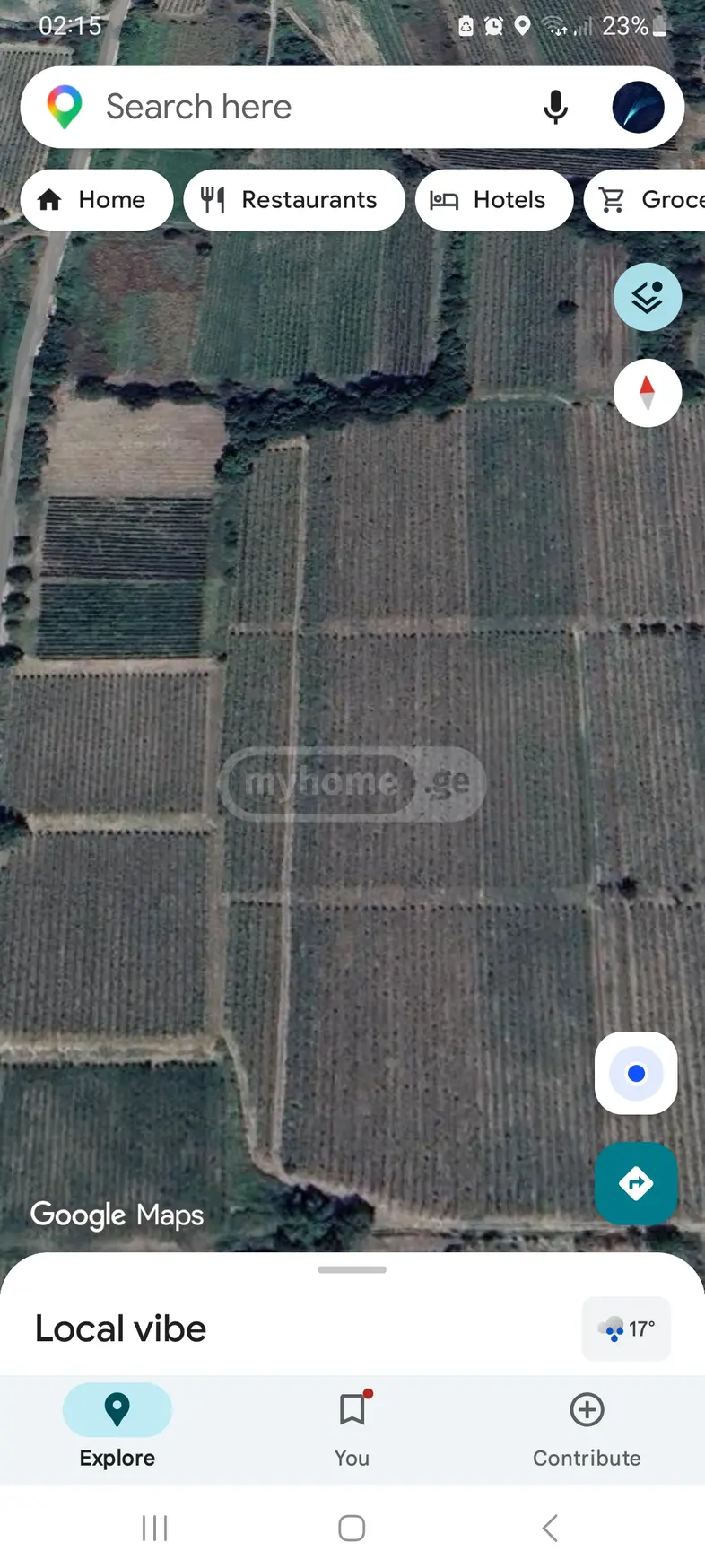 For Sale Sasoplo-Sameurneo Land Plot Sagarejoshi view 1