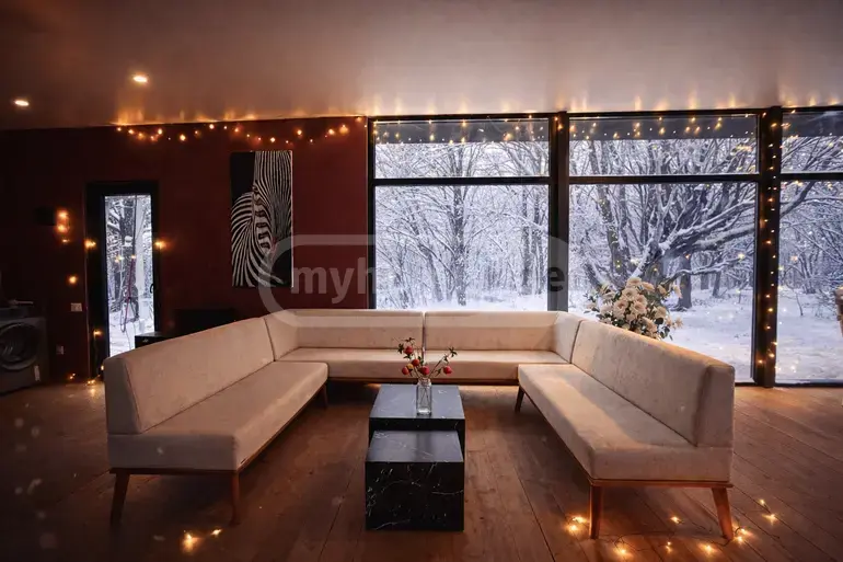 Daily Rent 4 Room Private House Svanetis Ubanshi view 47