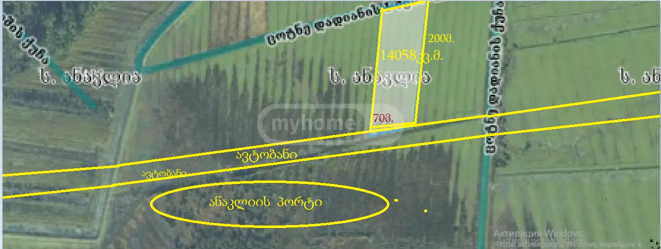 For Sale Sainvestitsio Land Plot Zugdidis Munitsipalitetshi view 6