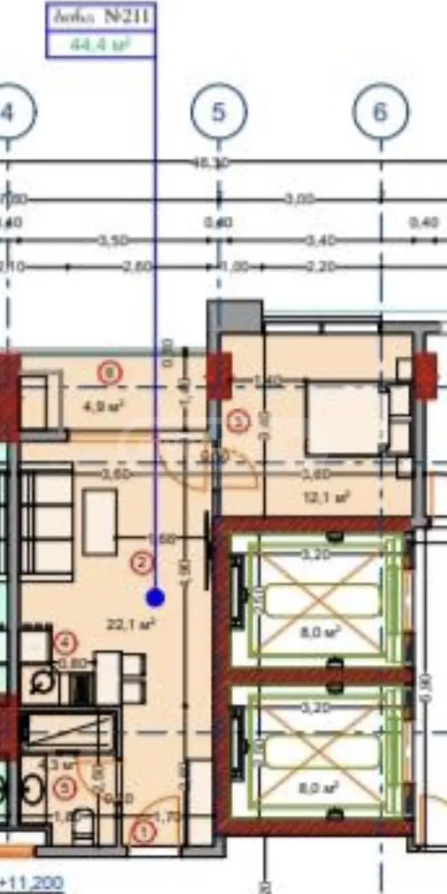 For Sale 2 Room Apartment view 5