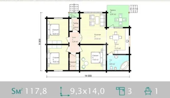 For Sale 4 Room Private House Kobuletis Munitsipalitetshi view 3