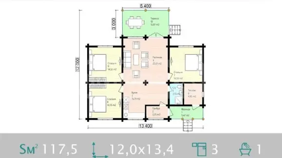 For Sale 4 Room Private House Khelvachauris Munitsipalitetshi view 3