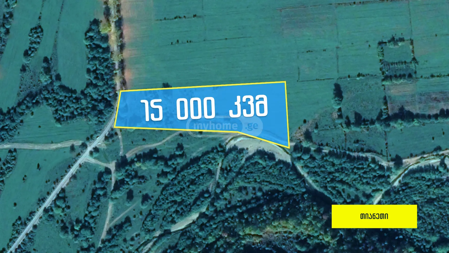 Продажа Земля / участок в Tianetis Munitsipalitetshi view 1