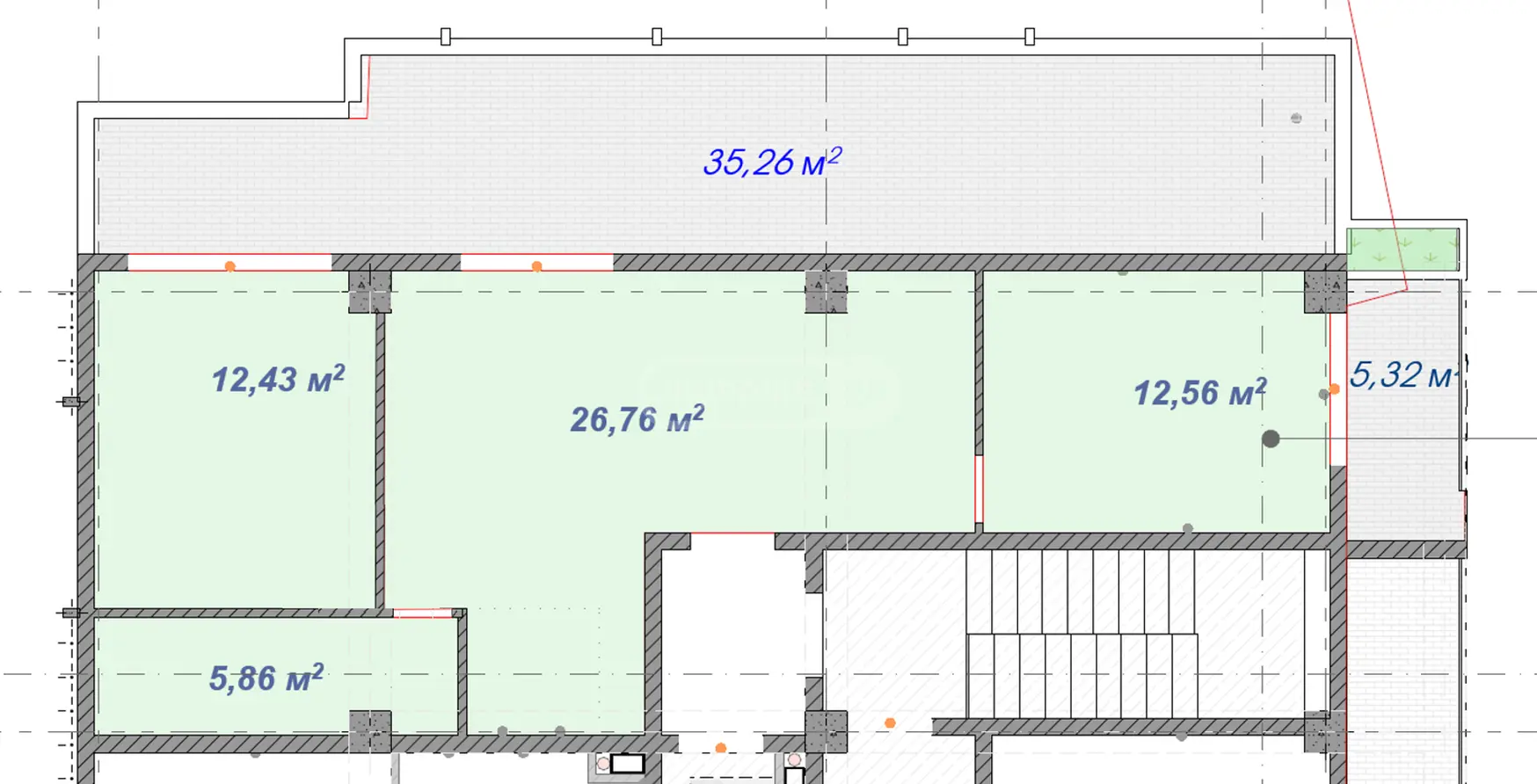 For Sale 3 Room Apartment Kutaisshi view 3