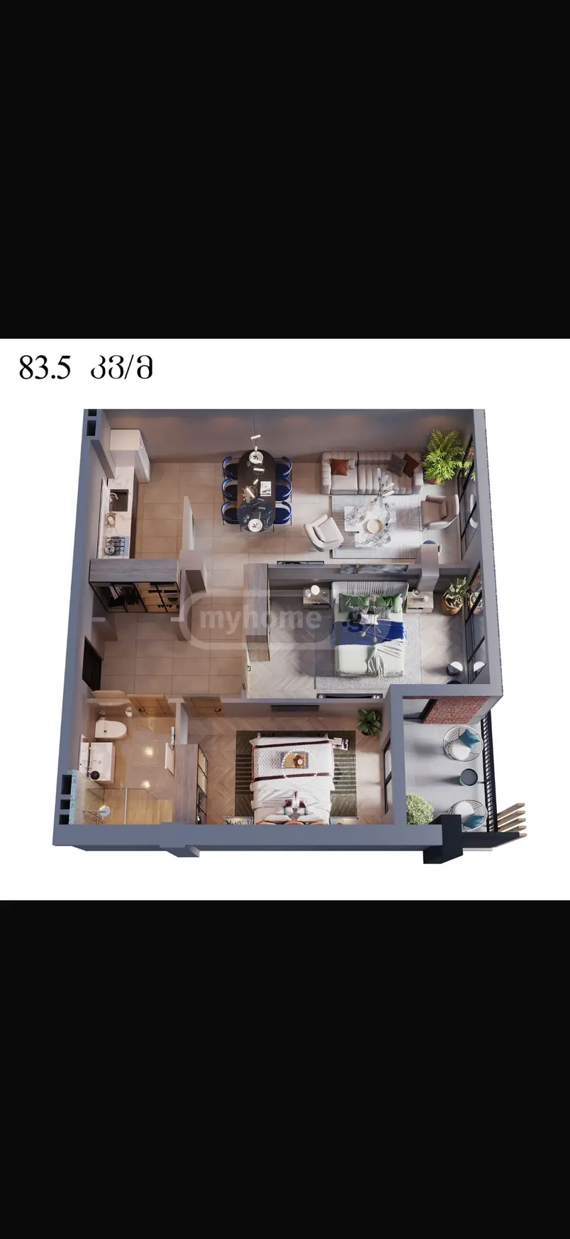 For Sale 3 Room Apartment Gorshi view 1