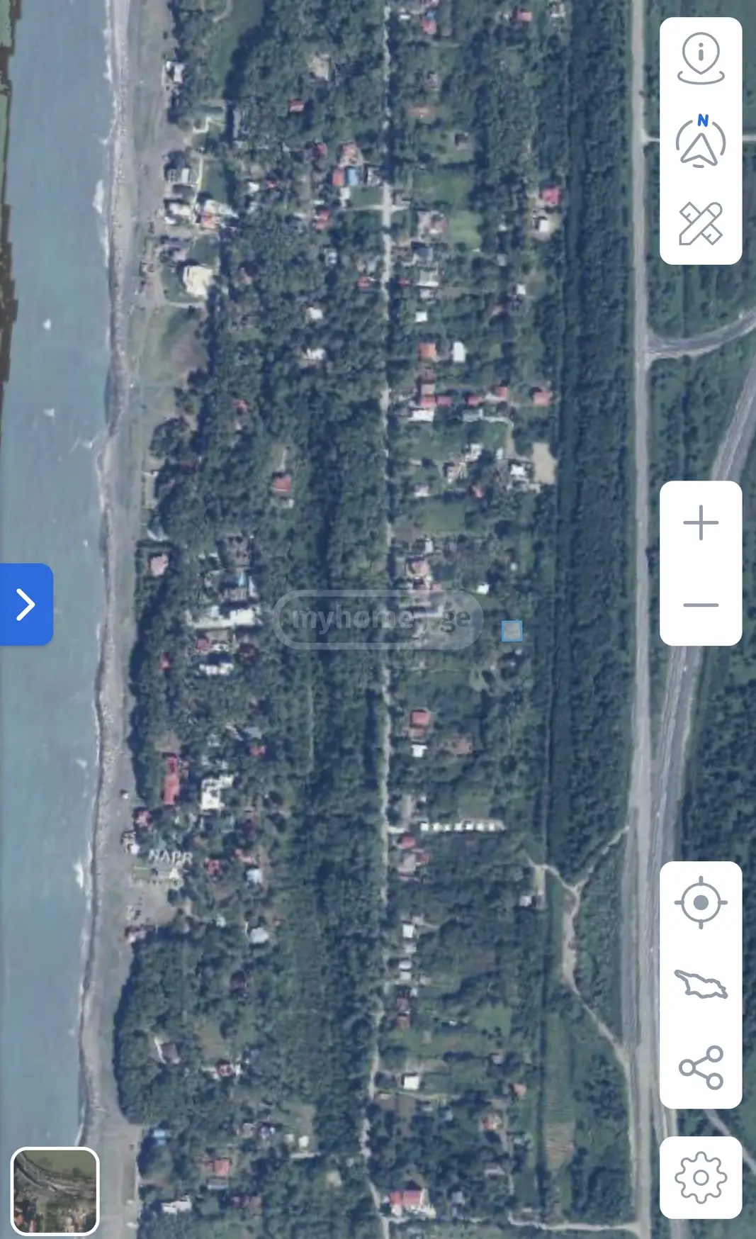 For Sale Ara Sasoplo-Sameurneo Land Plot Ozurgetis Munitsipalitetshi view 1